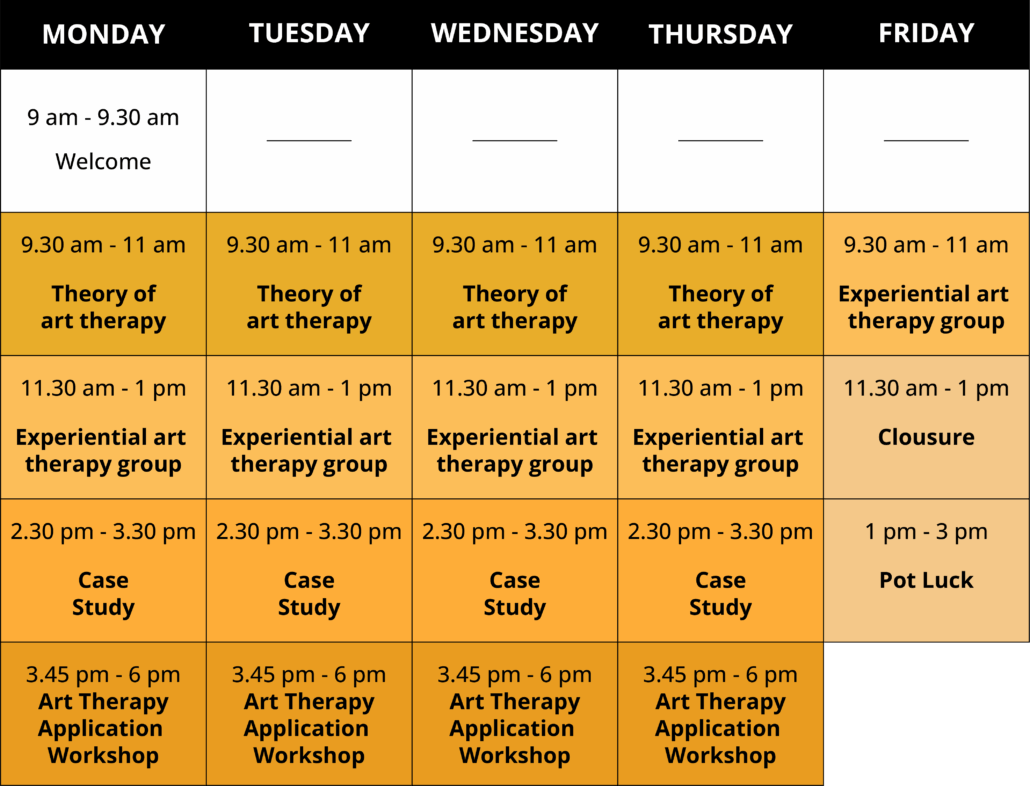Summer School schedule